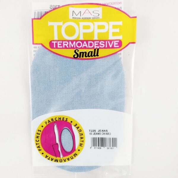 TOPPE MINI TERMOADESIVE Jeans Chiaro
