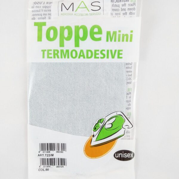 TOPPE MINI TERMOADESIVE Jeans molto Chiaro