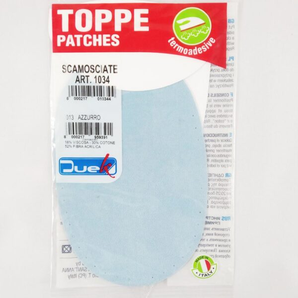 TOPPE SCAMOSCIATE Azzurro