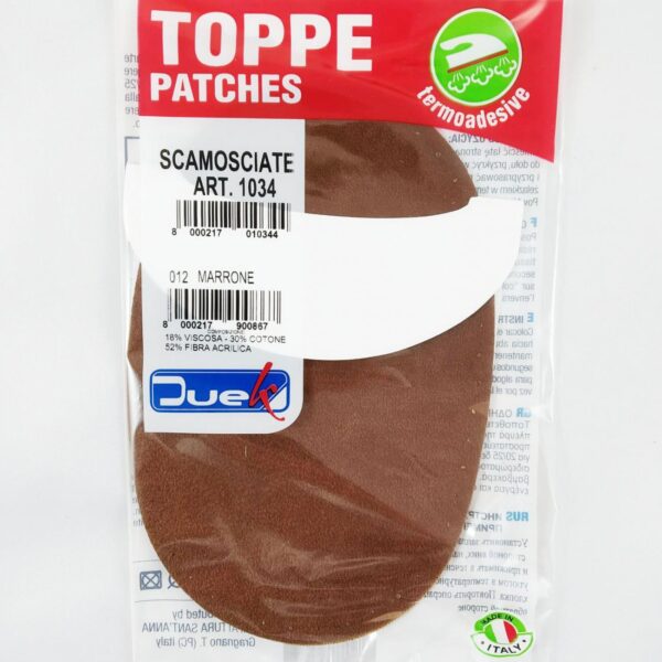 TOPPE SCAMOSCIATE marrone