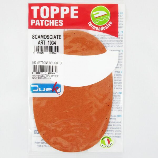 TOPPE SCAMOSCIATE Mattone bruciato