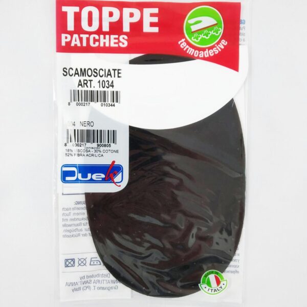 TOPPE SCAMOSCIATE nero