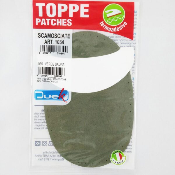 TOPPE SCAMOSCIATE Verde Salvia