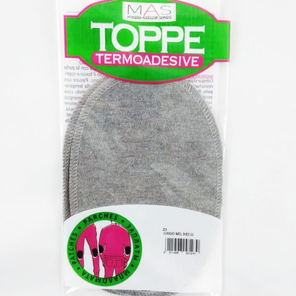 TOPPE TERMOADESIVE Grigio Melange medio