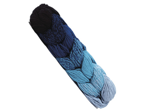 Sfumato blu/turchese col.7605