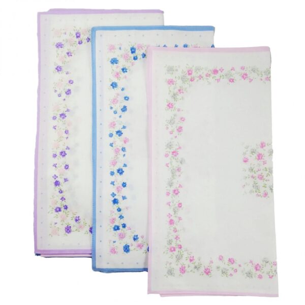 FAZZOLETTI DONNA disegni fiori