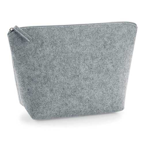 Pochette in feltro Mis. M- Colore Grigio chiaro