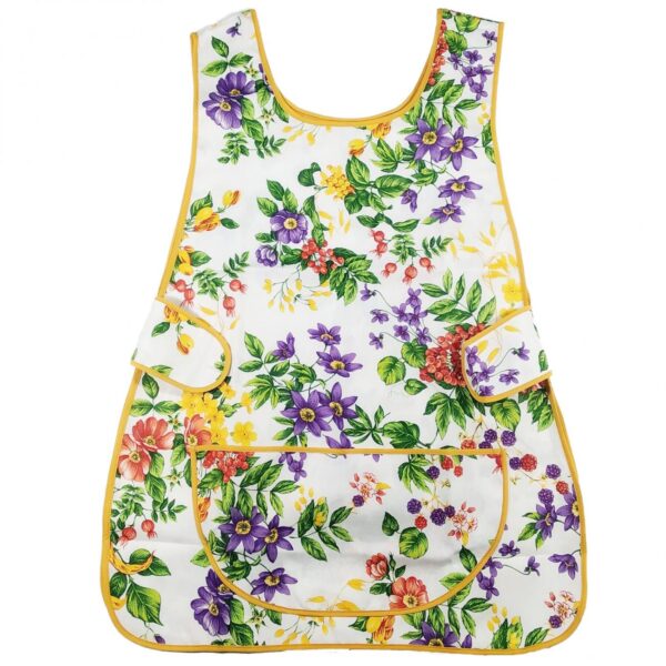 GREMBIULE CASACCA con disegni - fiori -