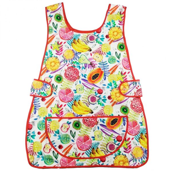 GREMBIULE CASACCA con disegni - frutti esotici -