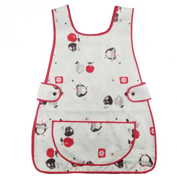 GREMBIULE CASACCA con disegni - mele -